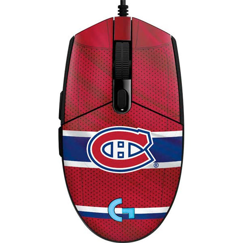 NHL Montreal Canadiens Home Jersey G203 Prodigy RGB Wired Gaming Mouse Skin